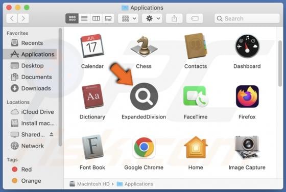 ExpandedDivision Adware (Mac)