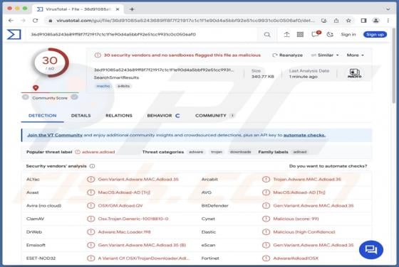 SearchSmartResults Adware (Mac)