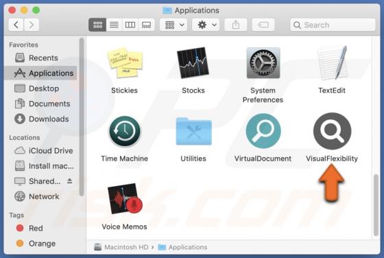 VisualFlexibility Adware (Mac)