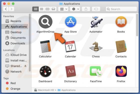 AlgorithmDrop Adware (Mac)