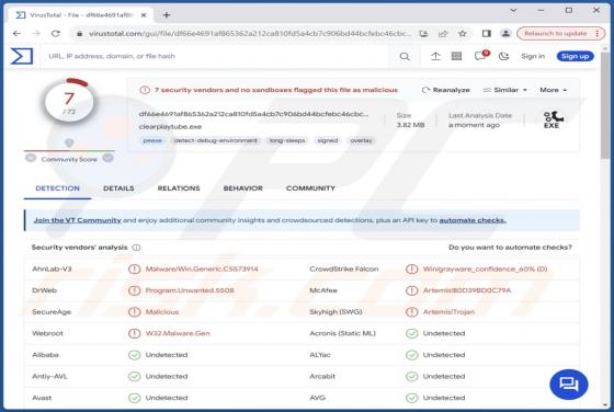 Clear Play Tube Unwanted Application