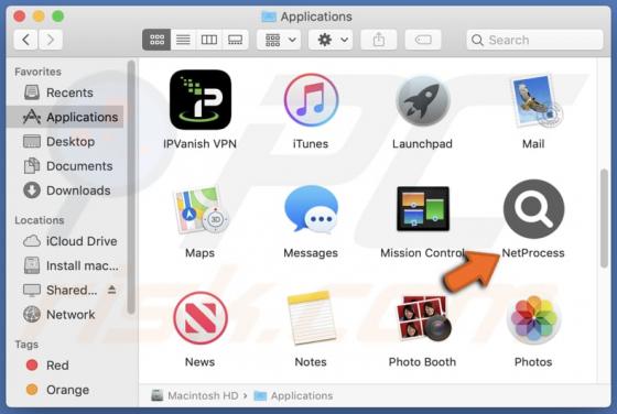 NetProcess Adware (Mac)