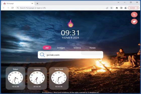 Pyropage Browser Hijacker
