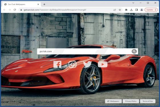 Car Club Wallpapers Browser Hijacker