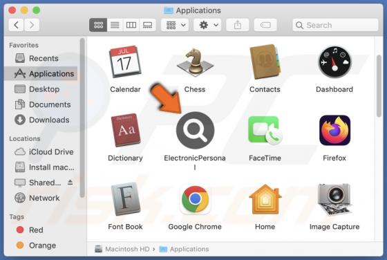 ElectronicPersonal Adware (Mac)