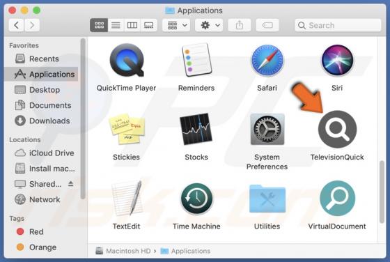 TelevisionQuick Adware (Mac)