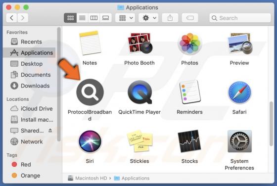 ProtocolBroadband Adware (Mac)