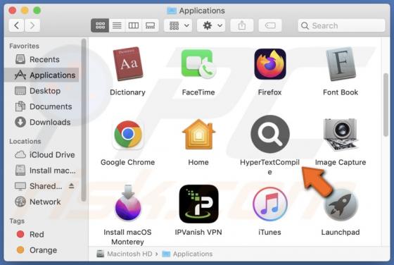 HyperTextCompile Adware (Mac)