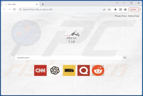 Press-Tab Browser Hijacker