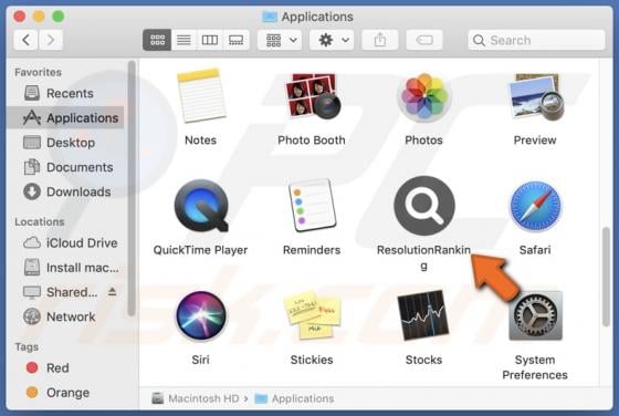 ResolutionRanking Adware (Mac)
