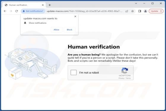 Update-macos.com Ads
