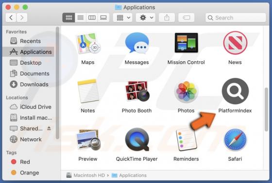 PlatformIndex Adware (Mac)