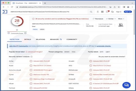 Skat.app Adware (Mac)