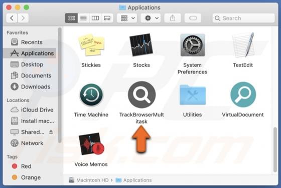 TrackBrowserMultitask Adware (Mac)