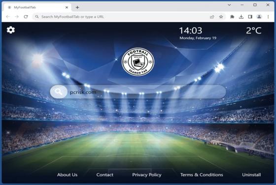 MyFootballTab Browser Hijacker