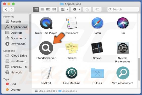 StandartServer Adware (Mac)