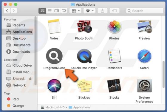 ProgramQuest Adware (Mac)
