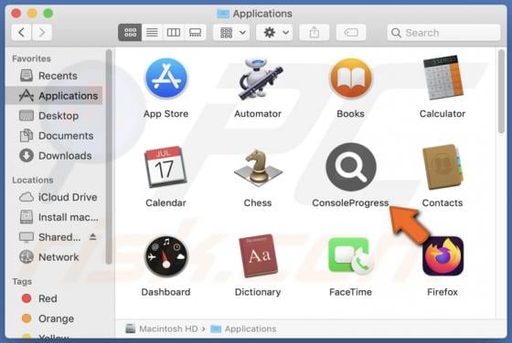 ConsoleProgress Adware (Mac)