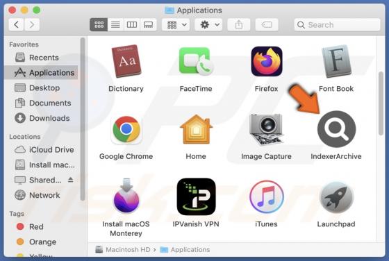 IndexerArchive Adware (Mac)