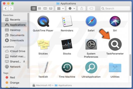 TaskParameter Adware (Mac)