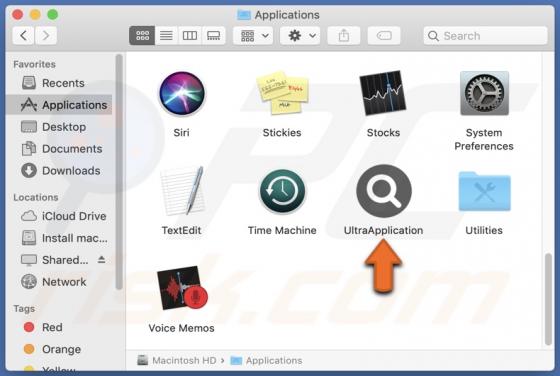 UltraApplication Adware (Mac)
