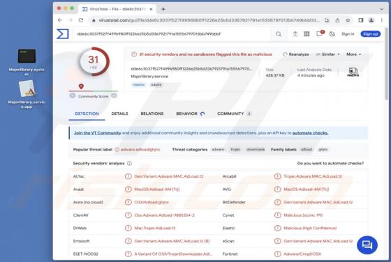 Majorlibrary Adware (Mac)
