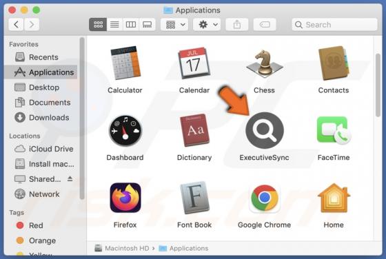 ExecutiveSync Adware (Mac)