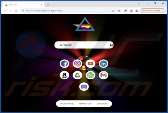 Prizm Search Browser Hijacker