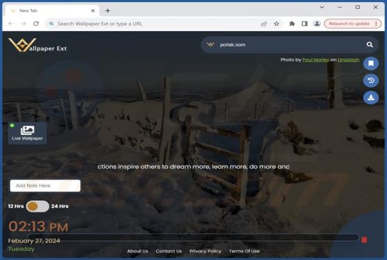 Wallpaper Ext Browser Hijacker
