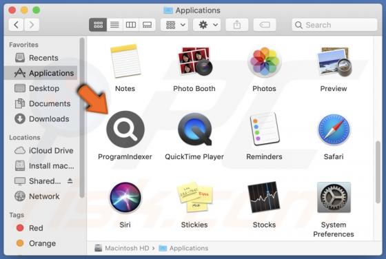 ProgramIndexer Adware (Mac)