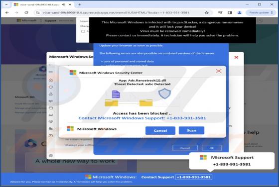 Threat Detected: xxbc Detected POP-UP Scam
