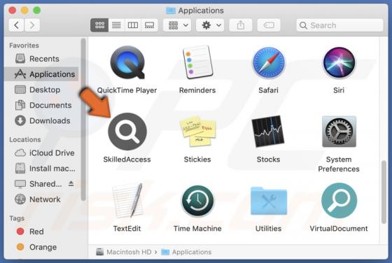 SkilledAccess Adware (Mac)
