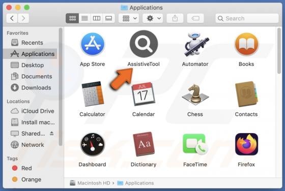 AssistiveTool Adware (Mac)