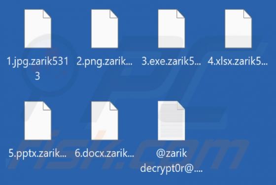 Zarik Locker Ransomware