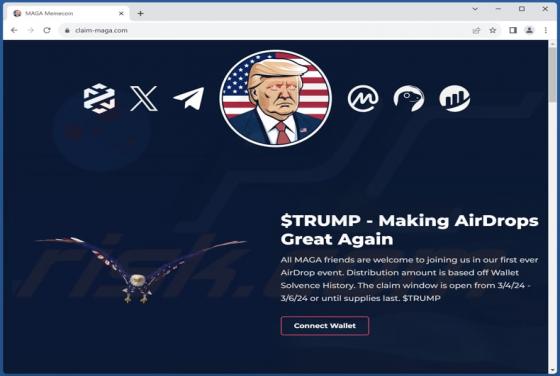 MAGA Airdrop Scam
