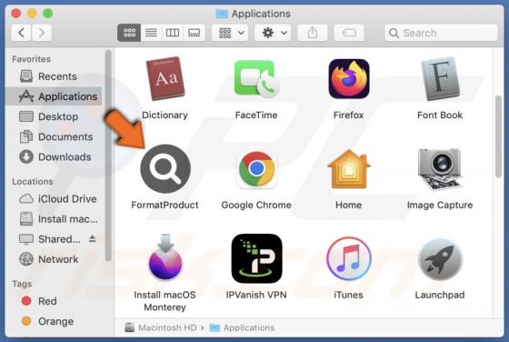 FormatProduct Adware (Mac)