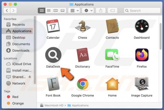 DataDesk Adware (Mac)