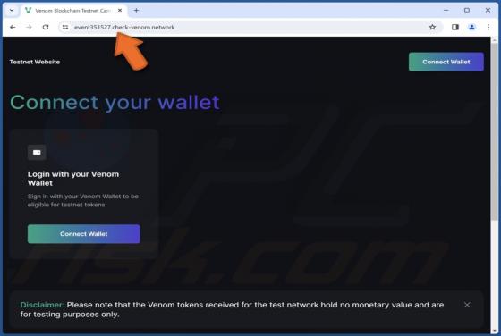 VENOM Airdrop Scam
