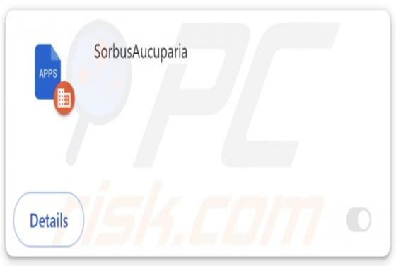 SorbusAucuparia Malicious Extension