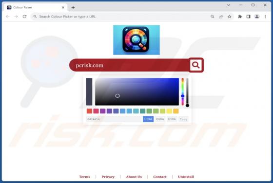 Colour Picker Browser Hijacker