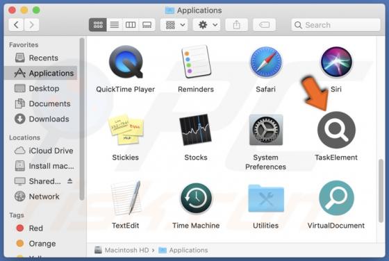 TaskElement Adware (Mac)