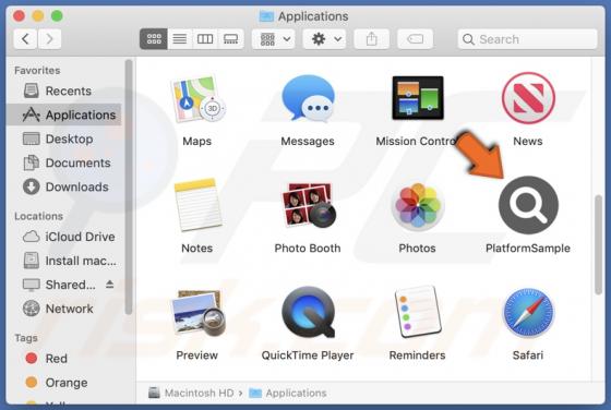 PlatformSample Adware (Mac)