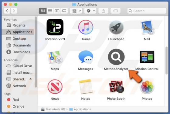 MethodAnalyzer Adware (Mac)