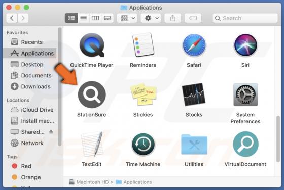 StationSure Adware (Mac)