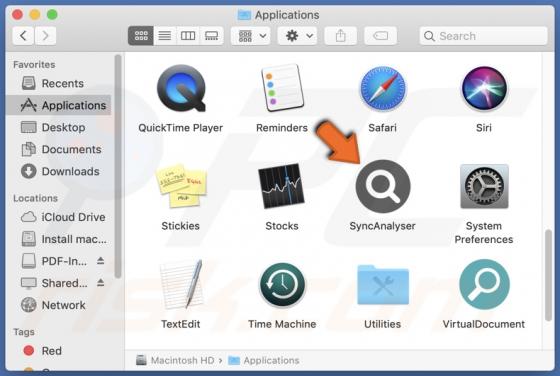 SyncAnalyser Adware (Mac)