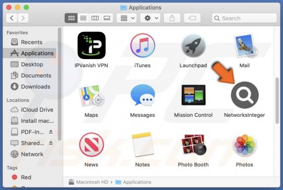 NetworksInteger Adware (Mac)