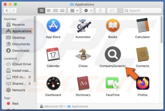 CompanyDynamic Adware (Mac)