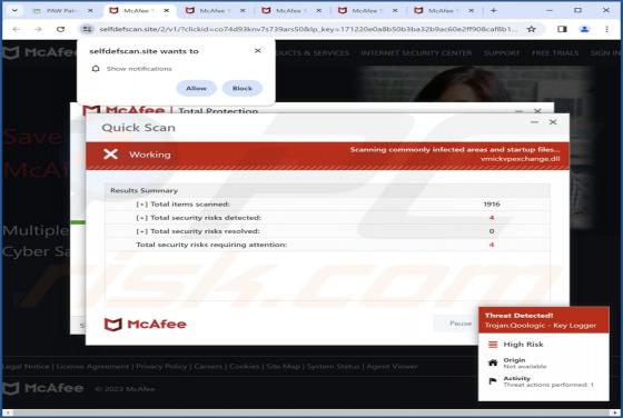Selfdefscan.site Ads