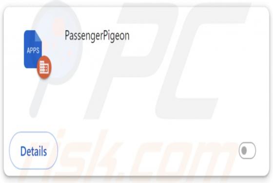 PassengerPigeon Malicious Extension