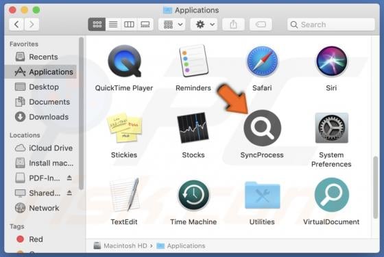SyncProcess Adware (Mac)